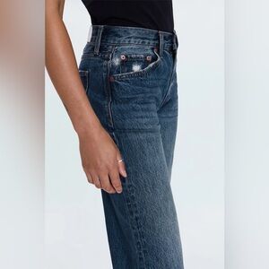 Pistola High Rise Dark Blue Jeans